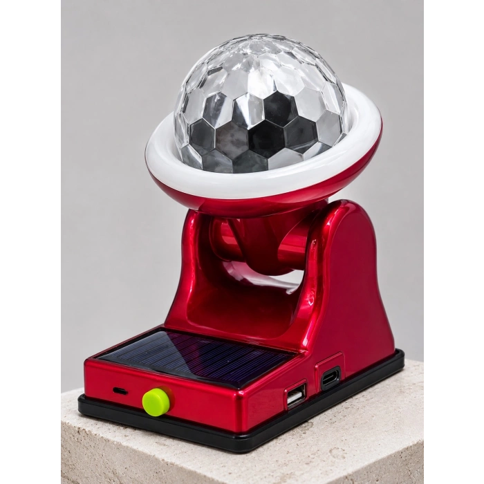 Taşınabilir Solar Led Parti Lambası Usb Şarjlı Renkli Dekoratif Aydınlatma