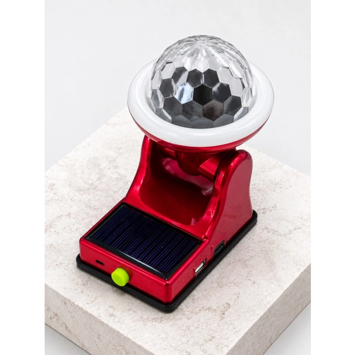 Taşınabilir Solar Led Parti Lambası Usb Şarjlı Renkli Dekoratif Aydınlatma