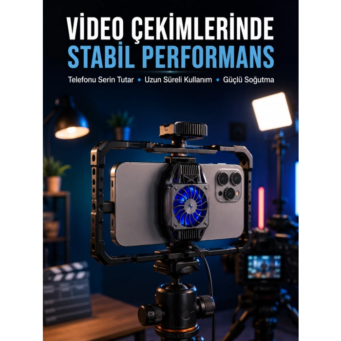 Telefon Soğutucu Fan Uzun Süreli Kullanım