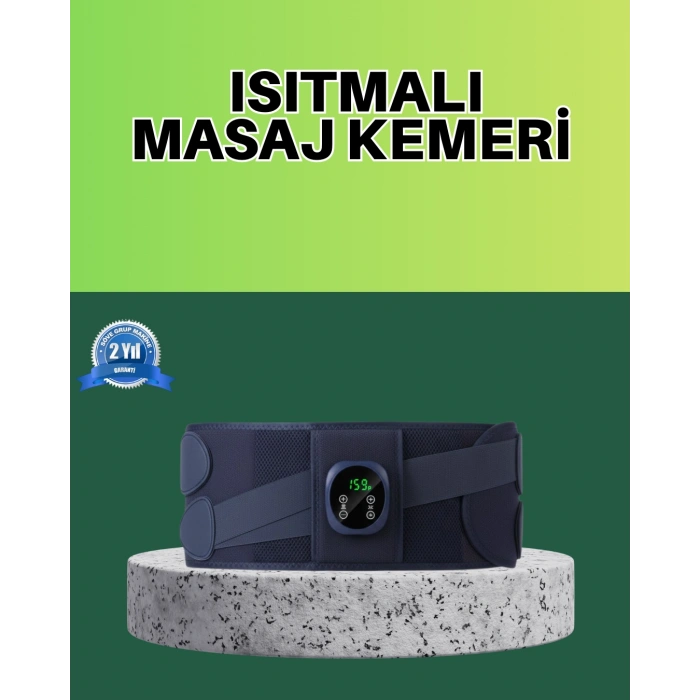 Titreşimli Masajlı Bel Kemeri Sessiz Çalışma 100 Cm Bel Uyumlu