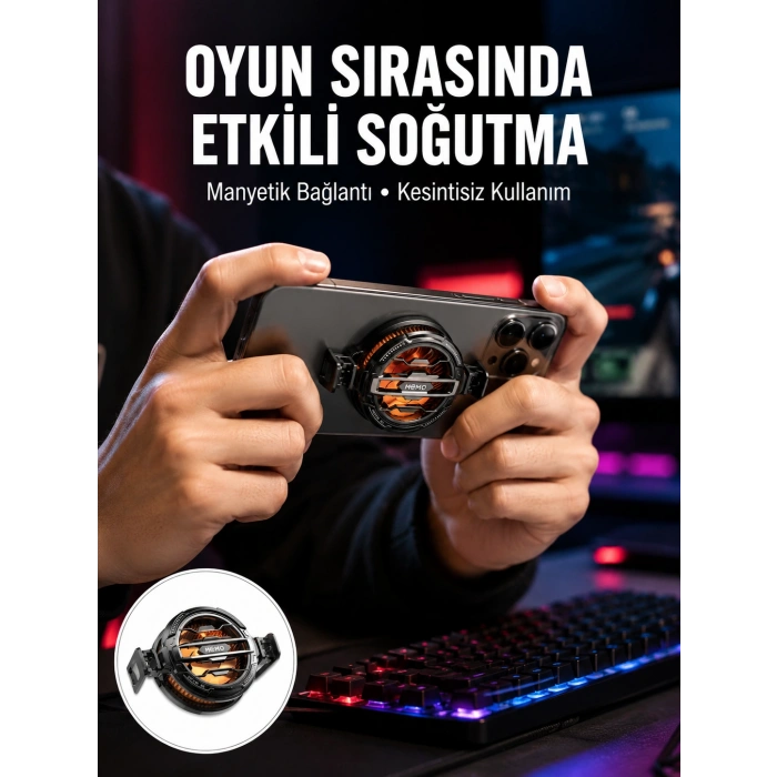 Tüm Telefonlarla Uyumlu Kompakt Soğutucu | Yüksek Performanslı Hızlı Soğutma Yeni Nesil