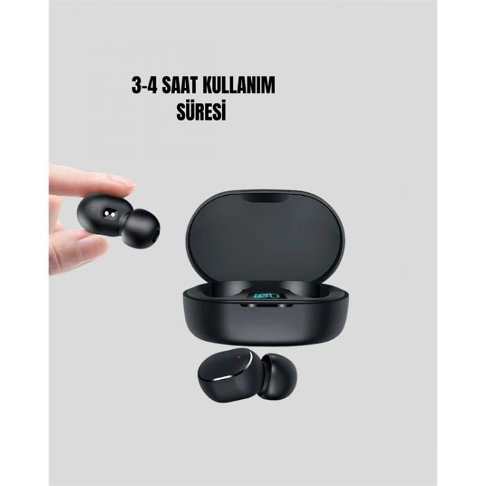 Tws Bluetooth Kulaklık Kulak İçi Kablosuz Dijital Göstergeli Çağrı Cevaplayabilen
