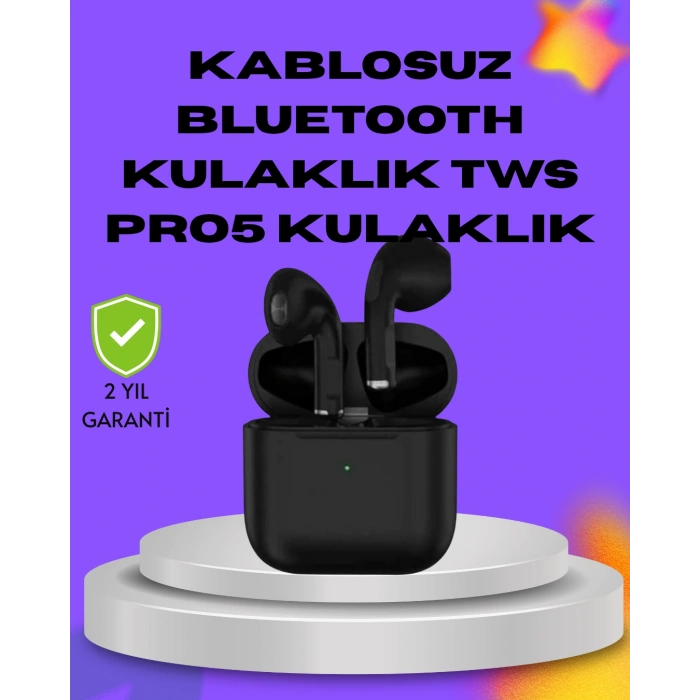 Tws Pro 5 – 3d Hd Ses Kalitesi Ve Gelişmiş Ses Yalıtımı