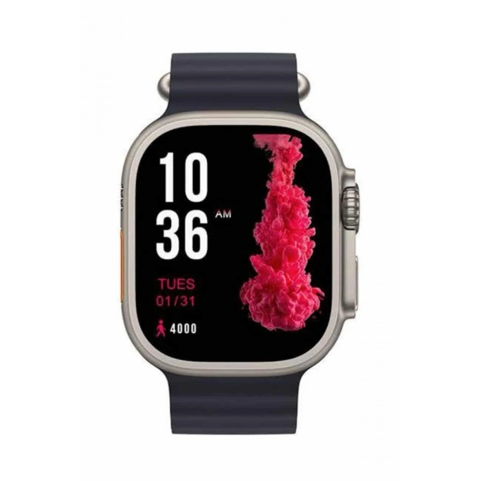 Ultra Akıllı Saat 49 Mm Çift Kordonlu Arama Cevaplama Bluetooth Bağlantılı