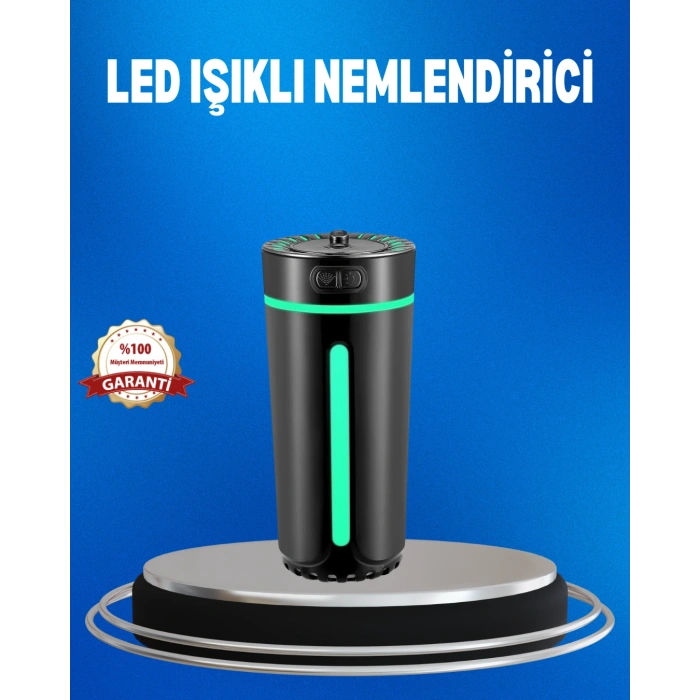Usb Bağlantılı Led’li Hava Nemlendirici Aromaterapi Buhar Difüzörü