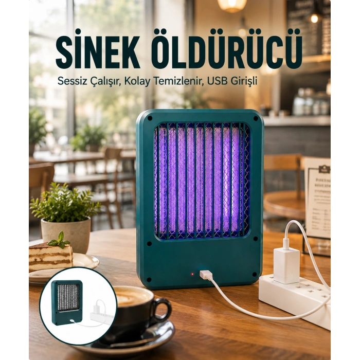 Usb Girişli Uçan Böcek Ve Sinek Yakalama Cihazı