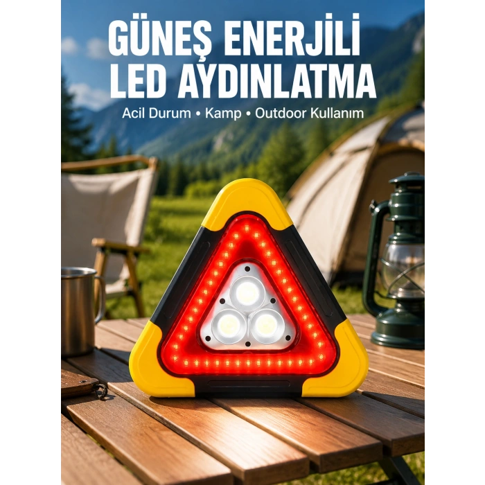 Usb Şarjlı Çok Modlu Acil Durum Feneri  Yeni Nesil