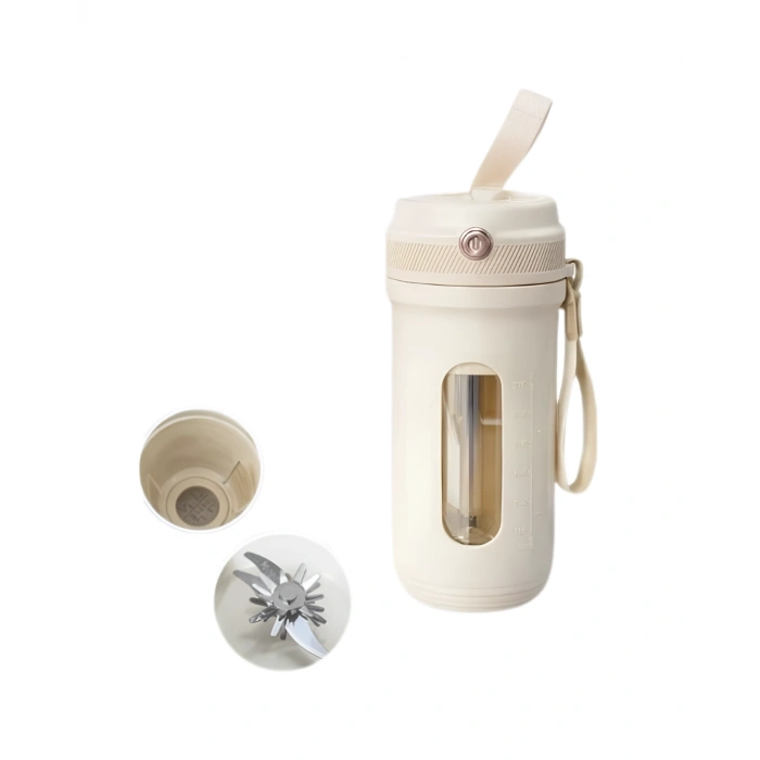 Usb Şarjlı Mini Smoothie Blender Pratik Meyve Karıştırıcı 350 Ml