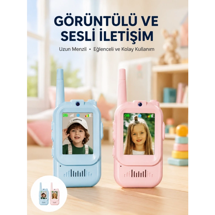 Uzun Menzilli Video Walkie Talkie Eğitici Ve Eğlenceli Oyuncak