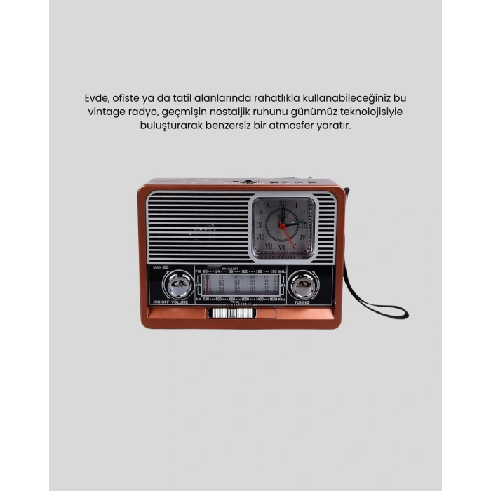 Vintage Radyo – Nostaljik Tasarım Ve Modern Teknoloji Bir Arada