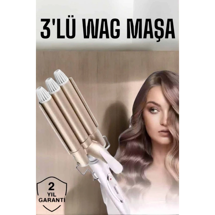 Wag Maşa Negatif İyon Teknolojili Isı Ayarlı Saç Maşası