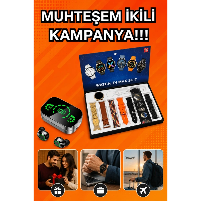 Yeni Model Akıllı Saat Ve Ucuz Kaliteli Bluetooth Kulaklık Amoled Ekran Aynalı