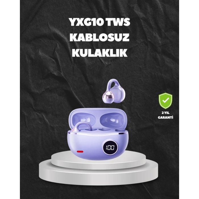 Yxg10 Tws Kablosuz Kulak İçi – Elmacık Kemiği İletimli, Şık Ve Hafif