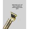 0.1 Mm Hassas Kesim Tıraş Makinesi Şarjlı Metal Gövde