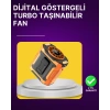 100 Kademeli Hız Ayarlı Taşınabilir Bel Ve Boyun Fanı
