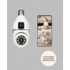 1080p Wifi Ampul Güvenlik Kamerası – Gece Görüş & Uzaktan Erişim Yeni Nesil