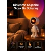 180 Derece Dönebilen Astronot Masa Ve Gece Lambası Projektör