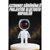 180 Derece Dönebilen Astronot Masa Ve Gece Lambası Projektör