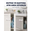 2li Dolap Ve Çekmece Güvenlik Kilidi Seti