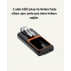 20000 Mah Taşınabilir Powerbank | Çok Kablolu, Hızlı Şarj Destekli (22.5w)