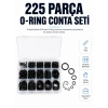 225 Parça Profesyonel O-ring Conta Kiti Su, Yağ Ve Hava Sızdırmazlık Tamir Seti