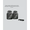 2in1 Kablosuz Yaka Mikrofonu İos Ve Android Uyumlu