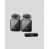2’li Kablosuz Yaka Mikrofonu Type-c Ve Lightning Uyumlu Profesyonel Set