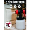 3 Farklı Püskürtme Modu İle Homojen Boya Dağılımı