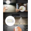 3 Lü Pilli Kablosuz Led Spot Lamba Seti Kumandalı Kolay Montaj Aydınlatma
