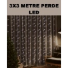 3x3 Led Şelale Perde Işık Kutlama Ve Dekor Aydınlatması