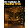 3x3 Metre Ağ Led İle Bahçenize Sıcak Ve Şık Aydınlatma