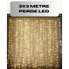 3x3 Perde Led Işık Şelale Model Özel Gün Dekoratif Aydınlatma