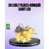 5 Metre Yıldız Şeklinde Led Şerit Işık Sabit Beyaz Aydınlatma