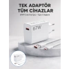 67 Watt Güvenli Hızlı Şarj Adaptörü Samsung M31 M33 M51 Uyumlu Yeni Nesil