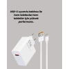 67w Hızlı Şarj Adaptörü Ve Veri Aktarım Özellikli Type-c Kablo Seti