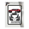 Nissan Juke Racing Yazılı 4lü Tozluk Çamurluk Paçalık