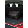 MERCEDES E 300D UYUMLU KREM DERİ ARAÇ İÇİ ORGANİZER KAPİTONE FERMUARLI