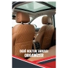 VOLKSWAGEN T-CROSS UYUMLU 2 ADET TABA DERİ TABA DİKİŞLİ ARAÇ İÇİ KOLTUK ORGANİZERİ