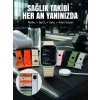 7li Kordon Setli Akıllı Saat Bluetooth Görüşme Bildirim Destekli Çok Fonksiyonlu Smart Watch