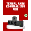 7 Portlu Çoklu Priz Usb Ve Type-c Girişli Akıllı Güç Ünitesi