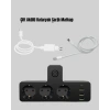 7 Portlu Çoklu Priz Usb Ve Type-c Girişli Akıllı Güç Ünitesi