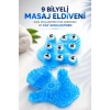 9 Bilyeli Masaj Eldiveni Kan Dolaşımını Hızlandıran Ve Cilt Gençleştiren