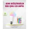 9 Watt Beyaz Işık Ve Renk Ayarlı Akıllı Led Ampul