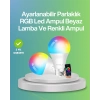 9 Watt Beyaz Işık Ve Renk Ayarlı Akıllı Led Ampul