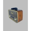 Ahşap Nostaljik Radyo Bluetooth Usb Sd Kart Destekli