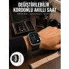 Akıllı Saat Çok Fonksiyonlu Unısex Sosyal Medya Girişli Bluetooth Bağlantılı Yeni Nesil