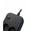 Akım Korumalı Çoklu Priz 4 Usb 2 Type C 4 Priz Güvenli Ve Hızlı Şarj