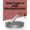 Alüminyum Gövdeli Type‑c Hdmı & Ethernet Adaptör – Tak & Çalıştır