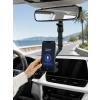 Araç İçi Dikiz Aynası Telefon Tutucu 360° Dönebilen Katlanabilir
