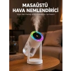 Araç Ve Ev İçin Hava Nemlendirici Projektörlü Sessiz Buhar Yeni Nesil